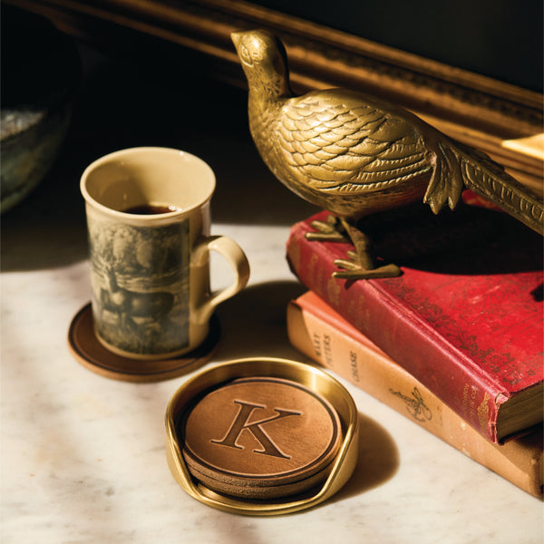 Brass Coaster Holder